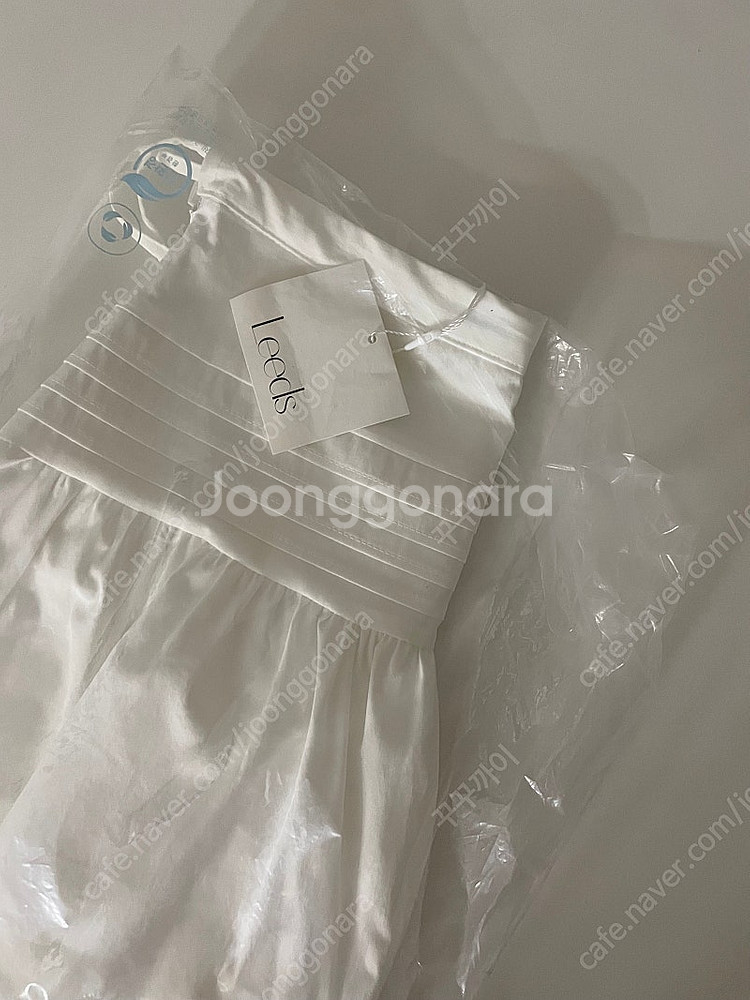 리즈 핀턱리프스커트--0